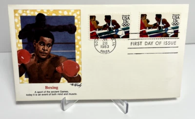 US FDC 1983 Boxing Olympics 84  - Image 1 of 2
