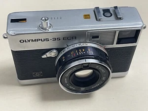 Olympus 35 ECR Film Camera Rangefinder w/ E.Zuiko 42mm f2.8 Lens - Picture 1 of 9