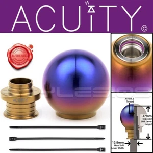 Acuity Instruments 1958 POCO-Ti titanio quemado bajo perfil perno de cambio (M10x1,5) - Imagen 1 de 23