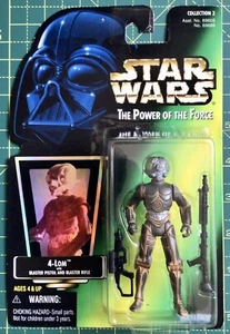 STAR WARS POTF 4-LOM Figure Sealed Carded Kenner Power of the Force Vintage 1997 - Picture 1 of 4