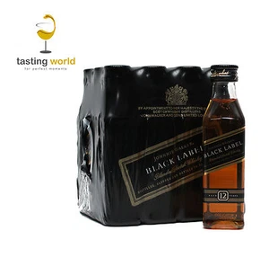 12 x Johnnie Walker Black Label Scotch Whisky 12 Jahre - Miniaturen Mini 5cl 40% - Bild 1 von 1