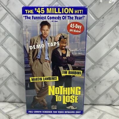 Nothing To Lose VHS Screener Demo Promo 1997 Tim Robbins Martin Lawrence - Image 1 of 4