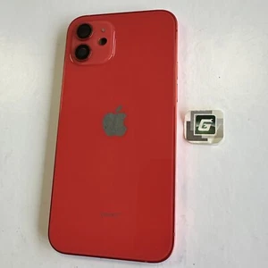 Producto iPhone 12 Red Back Desnudo Carcasa Repuesto FABRICANTE DE EQUIPOS ORIGINALES 7/10 Envío Gratuito Genuino - Imagen 1 de 2