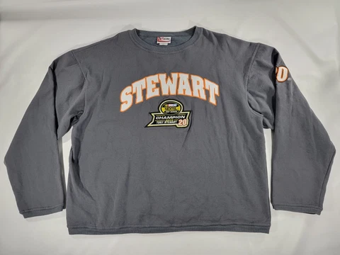 Tony Stewart #20 Nascar Chase Authentics Crew Sweatshirt 2005 Men's 2XL EUC Cover
