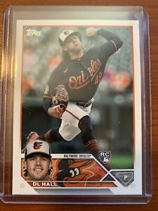 2023 Topps Series 2 DL Hall RC #547 Advanced Stats Parallel /300 Orioles