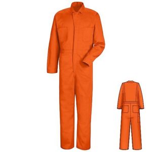 NEW Red Kap Men's Snap Front Cotton Work Coveralls - 5 colors - CC14 Uniform 