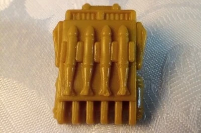Vintage Lanard Corps 1986 Large Sarge Backpack V1 Accessory Part Mustard Tan 80s - Image 1 of 3