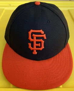 San Francisco Giants New Era Plain Logo Hat Cap MLB Authentic On Field 7 1/4 - Picture 1 of 9
