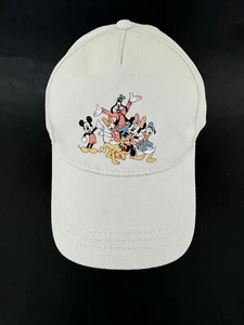Disney MINNIE MOUSE Hat Off-White Baseball Cap 100% Cotton Mickey Crew NWT - Picture 1 of 5