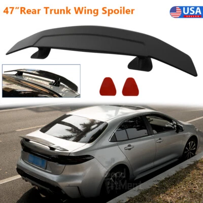 Alerón trasero 47" 1,2 M ABS negro mate para Toyota Camry Corolla 86 Foto 1 de 4