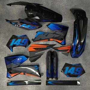 Plásticos + Gráficos KTM 2004 2005 2006 2007 EXCELENTE EXC-F XC-W XCF-W + número de carrera - Imagen 1 de 21