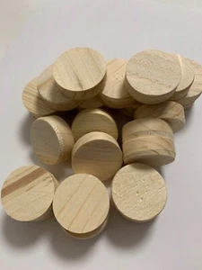 Querholzplättchen Konusplättchen Holzplättchen Fichte 30 mm ø , 25 Stck ( 30mm ) - Bild 1 von 1