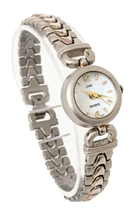 CTNY New York MoP Zifferblatt silberfarbene Uhr Damen Armbanduhr NEU BATT - Bild 1 von 9