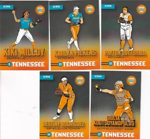 Tennessee Softball 2024 ONIT Athlete NIL Icon Set (5) 33-37 Karlyn Pickens + - Picture 1 of 2