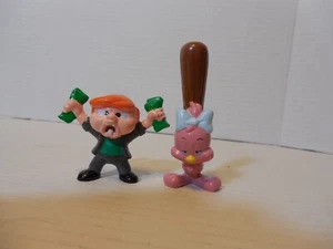 Montana Max & Sweetie Pie Tiny Toons PVC Figures Applause 90s Tunes Vintage - Picture 1 of 10