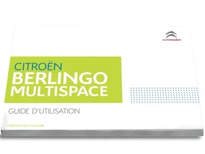 Citroen Berlingo Multispace 2015-2018 +Navi Notice d'Utilisation Français - Photo 1/6