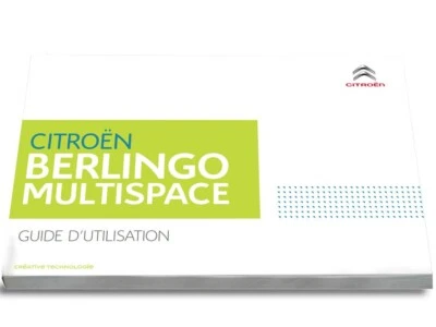 Citroen Berlingo Multispace 2015-2018 +Navi Notice d'Utilisation Français - Photo 1/4