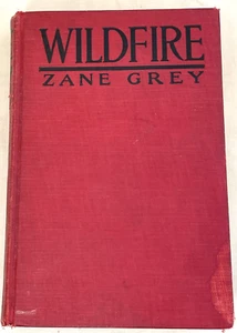 Vintage Wildfire Zane Grey Hardcover Book 1917 D-S Western Cowboy - Imagen 1 de 10