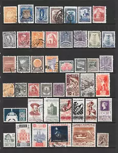 MÉXICO VARIOS NÚMEROS COMO NUEVOS CON BISAGRAS Y USADOS 1926 a 1944 - Imagen 1 de 3