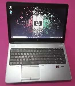 HP Probook 655 G1 laptop AMD quad A10-5750m 2.5-3.5Ghz 8GB 256B Radeon 8650G W10 - Picture 1 of 9