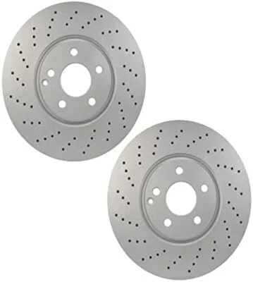 Rotor de freno de disco delantero para Mercedes S430 S500 E500 E350 E550 Foto 1 de 2