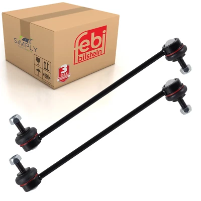 Polo Front Anti Roll Bar Drop Links x2 Fits VW Seat Ibiza Audi A1 A2 Febi 19518 - Image 1 of 4