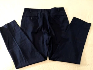 Mens Michael Kors Dress Pants 34x30 Black Slack Chino Trouser Khaki - Picture 1 of 3
