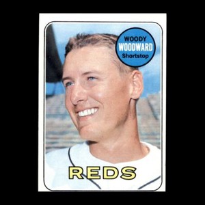 Woody Woodward 1969 Topps Cincinnati Reds #142 Set Break - GREAT CONDITION!