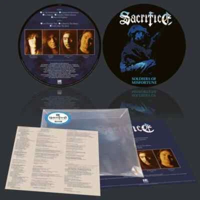Sacrifice Soldiers of Misfortune picture disc LP Razor slayer sodom razor exumer - Image 1 of 2
