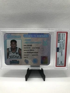 2023 Contenders Licencia para Dominar #9 Giannis Antetokounmpo PSA 9 - Imagen 1 de 2