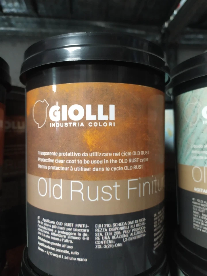 Finitura trasparente Protettiva per Rivestimenti Decorativi Giolli Old Rust  1 L - Immagine 1 di 1