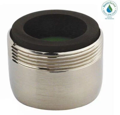 Aireador grifo ahorro de agua doble rosca NEOPERL 1,5 GPM níquel cepillado anti-cal Foto 1 de 4