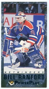 1993-94 Fleer PowerPlay Netminders Insert #6 Bill Ranford Edmonton Oilers - Bild 1 von 2
