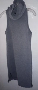 Banana Republic Cowl Neck Ribbed Midi Sleeveless Dress Side Zippers Size XS Nwot - Picture 1 of 5