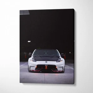 Nissan 370z High Resolution Museum Quality Vertical Car Canvas Print #013 - Picture 1 of 14