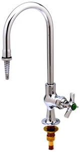 BL-5705-01 Laborarmatur, einzelne Temperaturregelung, starrer Schwanenhals, gezahnt... - Bild 1 von 1