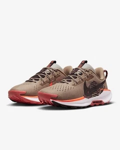 Mens Nike Pegasus Trail 5 Khaki Hyper Crimson DV3864-201 Size 13 - Picture 1 of 9