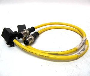 (LOT OF 2) Banner DELSE-51D Double-Ended Cables M12 12P F / 5P M 86941 - Picture 1 of 4
