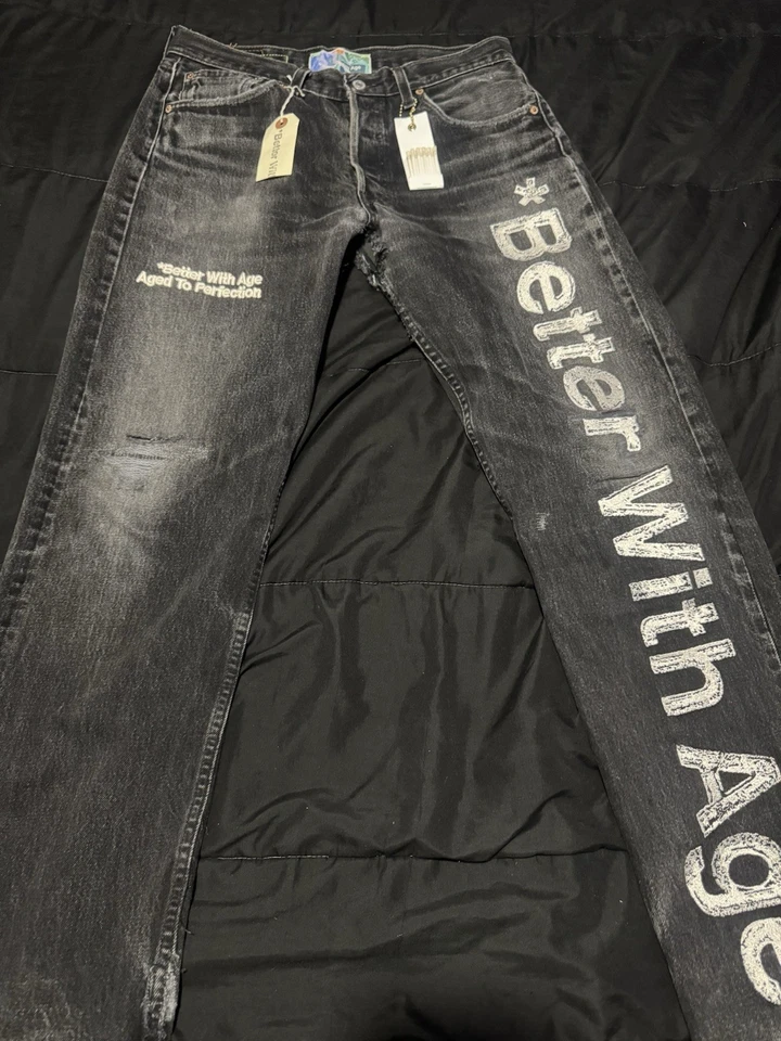 Better With Age Jeans Black Wash 33x34 - Image 1 of 4