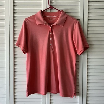Lady Hagen Pink Women’s Size XL Hydro Dry Golf Polo Shirt Pima Cotton Blend - Image 1 of 4