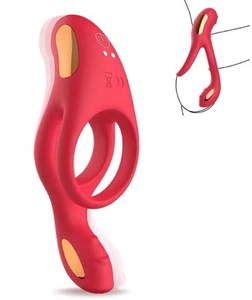 Vibrating Cock Ring Penis Ring for Men Sex Toys for Clit Anal Prostate Massager - Picture 1 of 11