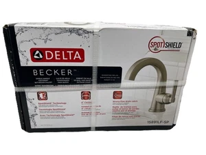 Delta Becker 15891LF-SP Bathroom Faucet Brushed Nickel Single or Three Hole NEW! - Picture 1 of 5