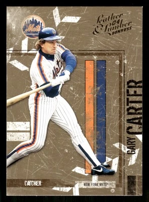 Gary Carter 2004 Donruss Leather & Lumber #89 New York Mets - Image 1 of 2