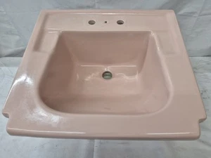Vintage American Standard Rosa Badezimmer Waschbecken 20”x 18” - Bild 1 von 13