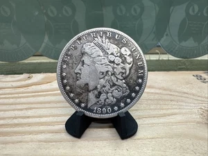 1890-CC Morgan Silver Dollar 1 $ STICHTAG Carson City 90% Silber US Münze - Bild 1 von 4