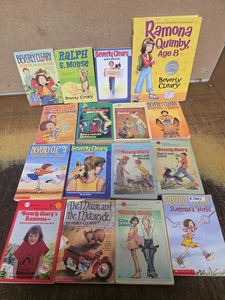 16 Beverly Cleary Books Lot Ramona Henry Huggins Mouse Motorcycle Classic Kids S Foto 1 de 1