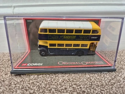 CORGI OOC 1/76 AEC REGENT II EASTBOURNE CORPORATION TRANSPORT LANGNEY BUS 40403 - Image 1 of 4