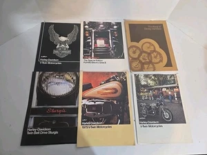 Harley-Davidson AMF Catalogs Lot Late 70s And History Of Harley 60s - Picture 1 of 13