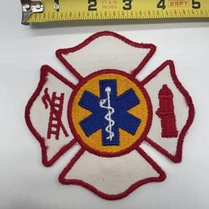 Generic Blank First Responders Firefighter Paramedic Patch Cross Insignia - Picture 1 of 4