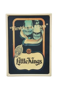 Little kings First In Its Class Illuminated Beer Bar Advertising Sign 18" - Picture 1 of 14